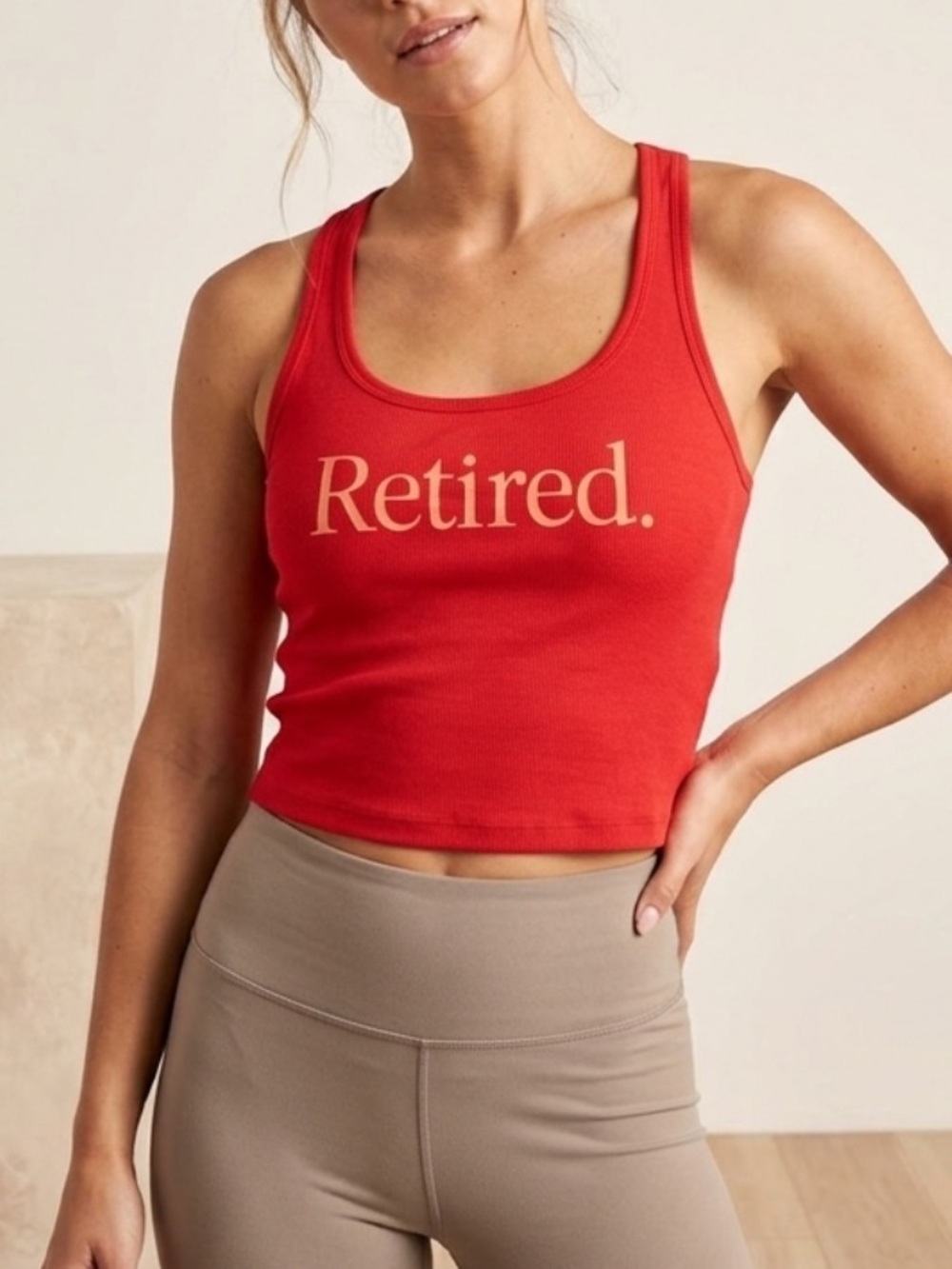 Duvin “Retired.” Red Women's Tank Top